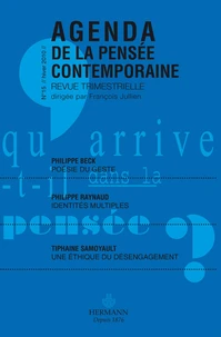 Agenda de la pensée contemporaine N° 15, Hiver 2009