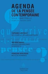 François Jullien - Agenda de la pensée contemporaine N° 19, Hiver 2010 : .