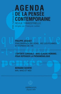 Agenda de la pensée contemporaine N° 20, Printemps 2011