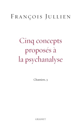 Cinq concepts proposés à la psychanalyse. Chantiers 3