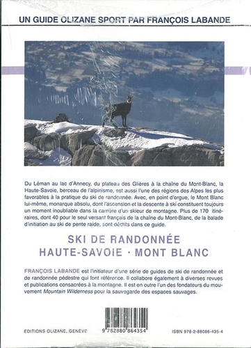 Ski de randonnée Haute-Savoie-Mont-Blanc. 170 itinéraires de ski-alpinisme