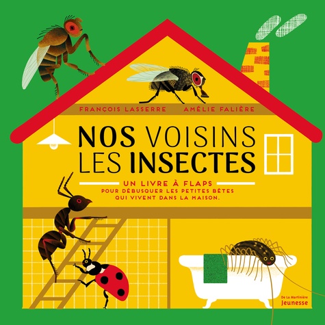 Nos voisins les insectes. Un livre à flaps pour débusquer les petites bêtes qui vivent dans la maison