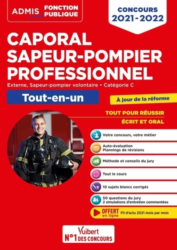 Caporal sapeur-pompier professionnel. Tout-en-un  Edition 2021-2022