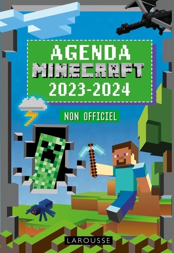 Agenda Minecraft. Non officiel  Edition 2023-2024