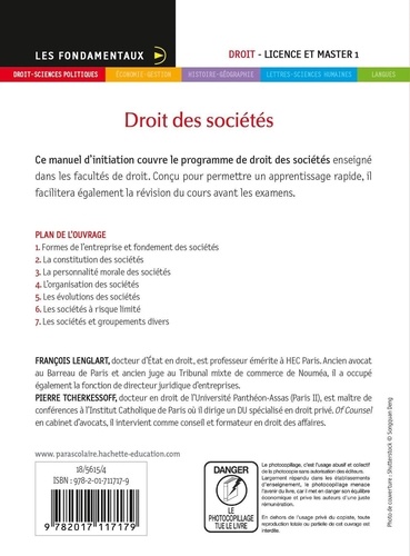 Droit des sociétés  Edition 2021-2022