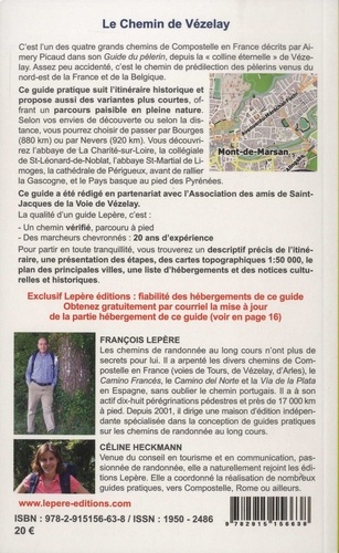 Le chemin de Vézelay ou Via Lemovicensis. Chemin de Compostelle  Edition 2019-2020