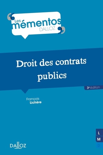 Droit des contrats publics 3e édition