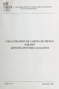 L'illustration de cartes de menus par des artistes-peintres alsaciens