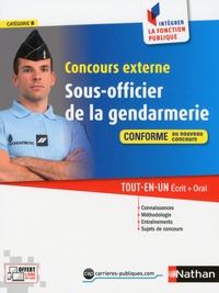 François Louvrier et Danièle Bon - Concours sous-officier de la gendarmerie, catégorie B.