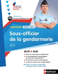 Concours sous-officier de la gendarmerie
