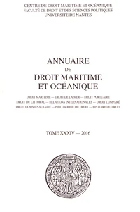 Annuaire de droit maritime et océanique