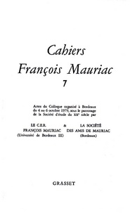 François Mauriac - Cahiers numéro 07.