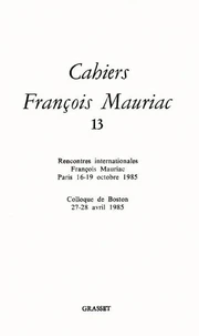 Cahiers numéro 13 (1986)