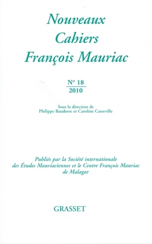 Nouveaux cahiers François Mauriac N°18
