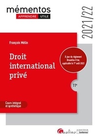 François Mélin - Droit international privé.