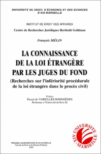 La connaissance de la loi étrangère par les juges du fond