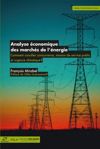 Analyse économique des marchés de l'énergie