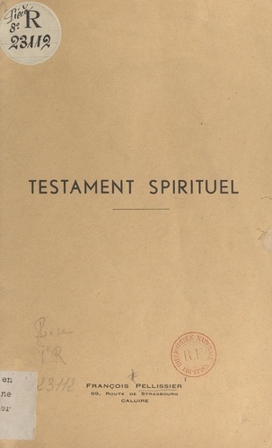 Testament spirituel