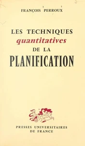 Les techniques quantitatives de la planification