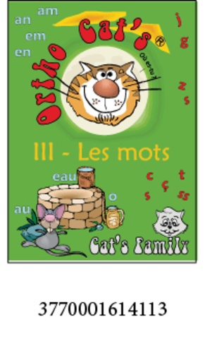 François Petit - Jeu de cartes Ortho Cat's 3 - Les mots - Cycle 3.