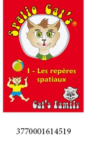 François Petit - Jeu de cartes Spatio Cat's 1 - Les repères spatiaux - CP à CE2.