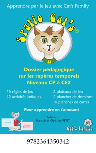 François Petit - Spatio Cat's 2 Les repères temporels - Niveau CP à CE2.