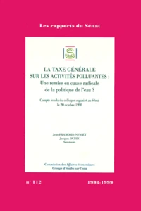 La taxe générale sur les activités polluantes