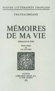 Mémoires de ma vie