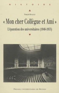 "Mon cher Collègue et Ami..."