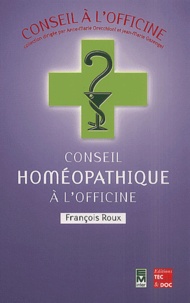 François Roux - Conseil homéopathique à l'officine.