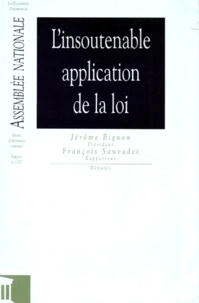 Rapport d'information déposé par la Mission d'information commune sur les problèmes généraux liés à l'application des lois
