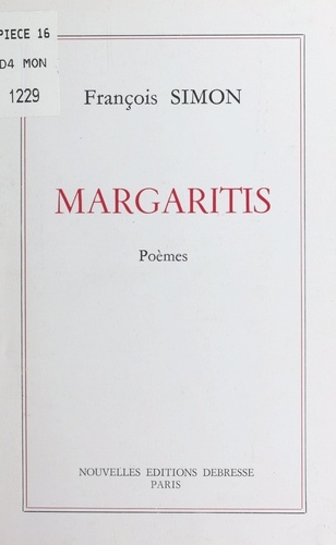 Margaritis : poèmes