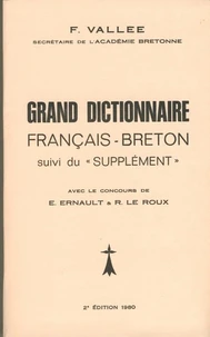 Grand dictionnaire francais-breton