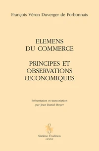Elemens du commerce
