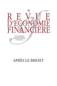 François-Xavier Albouy - Revue d'économie financière N° 148, 4e trimestre : Apres le Brexit.