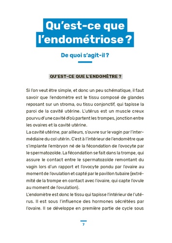 L'endométriose. Mieux la comprendre, mieux la vivre