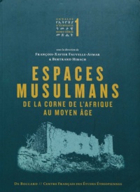François-Xavier Fauvelle-Aymar et Bertrand Hirsch - Espaces musulmans de la Corne de l'Afrique au Moyen Age - Etudes d'archéologie et d'histoire.