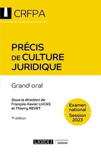 François-Xavier Lucas et Thierry Revet - Précis de culture juridique.