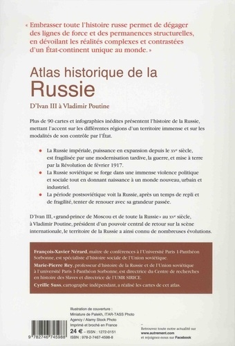 Atlas historique de la Russie. D'Ivan III à Vladimir Poutine