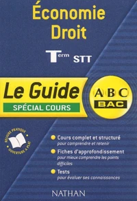 Economie Droit Terminale Stt