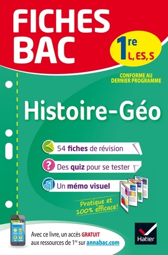 Histoire géographie 1re L, ES, S  Edition 2018