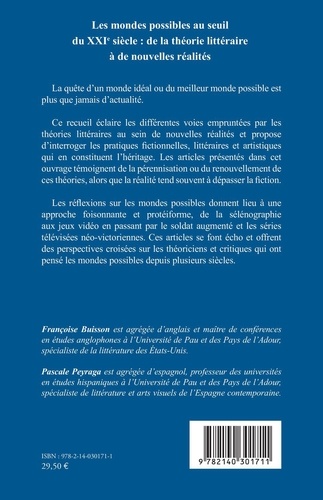 Les mondes possibles au seuil du XXIe siècle : de la théorie littéraire à de nouvelles réalités. 9