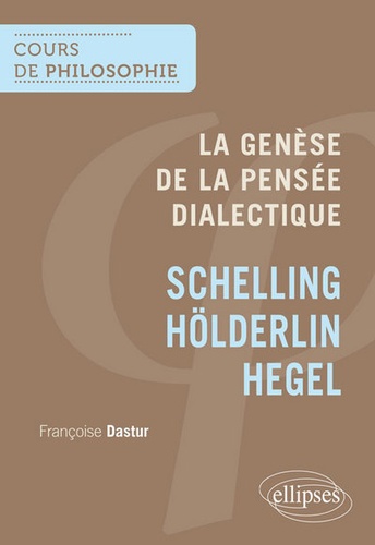 Genèse de la pensée dialectique Schelling Holderlin Hegel