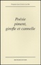 Françoise James Ousénie Loe-Mie - Poésie piment, girofle et cannelle.