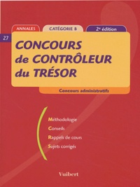 Françoise Juhel - Concours de contrôleur du trésor - Annales, Catégorie B.