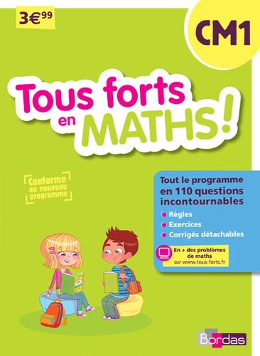 Françoise Lemau et Bernard Fortin - Tous forts en Maths ! CM1.