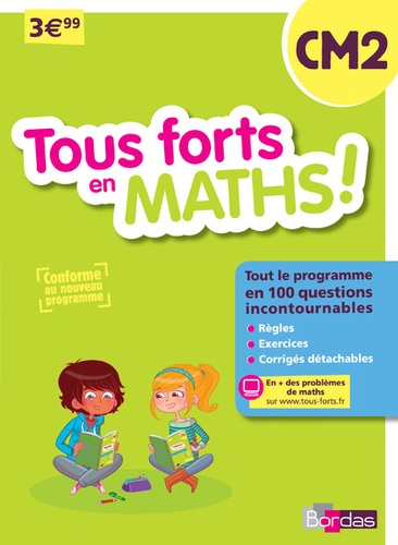 Françoise Lemau et Bernard Fortin - Tous forts en Maths ! CM2.