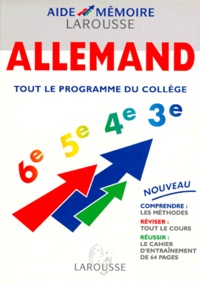 Françoise Mirabel-Sérodes - Allemand Tout Le Programme Du College. Avec Le Cahier D'Entrainement.