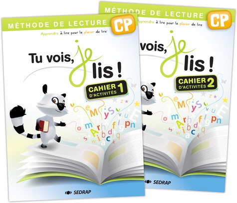 Françoise Monier-Roland et Claudine Barou-Fret - Tu vois, je lis ! CP - 2 volumes : cahier d'activités 1 et 2.