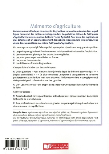 Mémento d'agriculture 2e édition